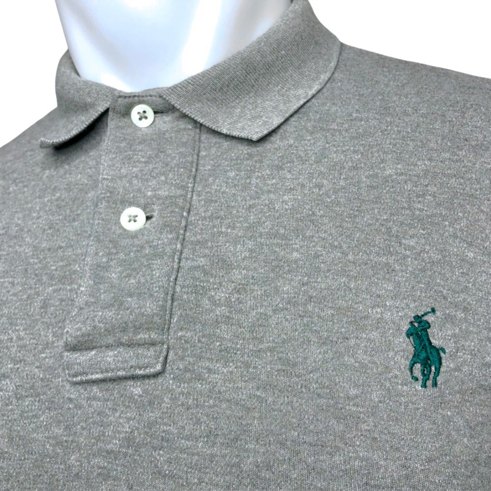 Polo Ralph Lauren Vintage Heather Grey Polo - Picture 6 of 11